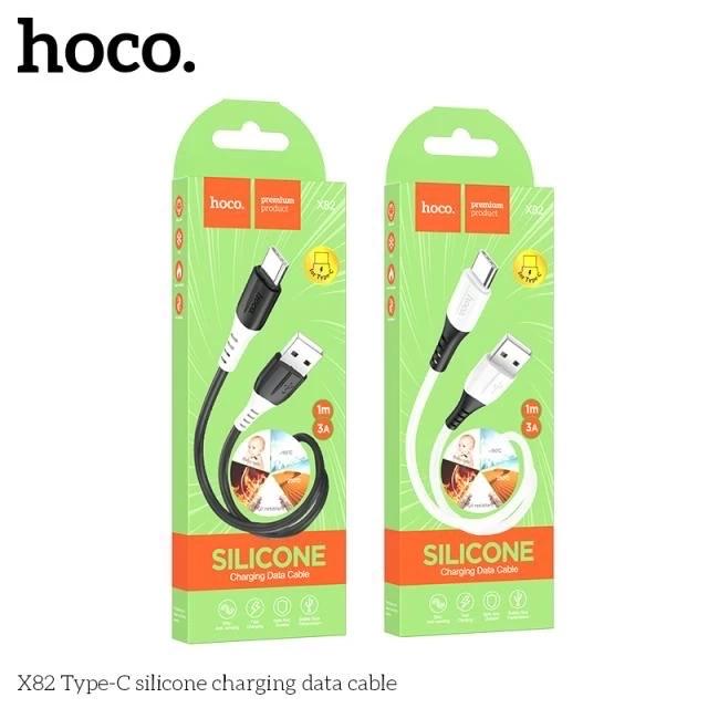 X82 typeC dây cáp sạc silicone-duoc-ban-tai-Tùng Phụ Kiện Hoco