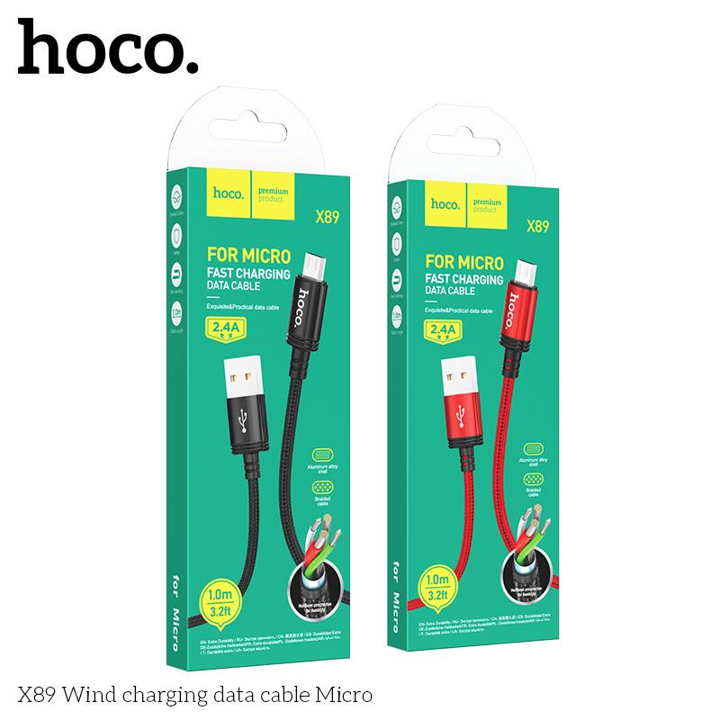 X89 micro dây cáp sạc hoco-duoc-ban-tai-Tùng Phụ Kiện Hoco