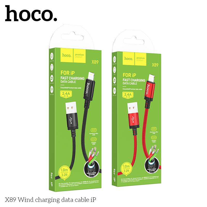 X89  ip dây  cáp sạc hoco-duoc-ban-tai-Tùng Phụ Kiện Hoco