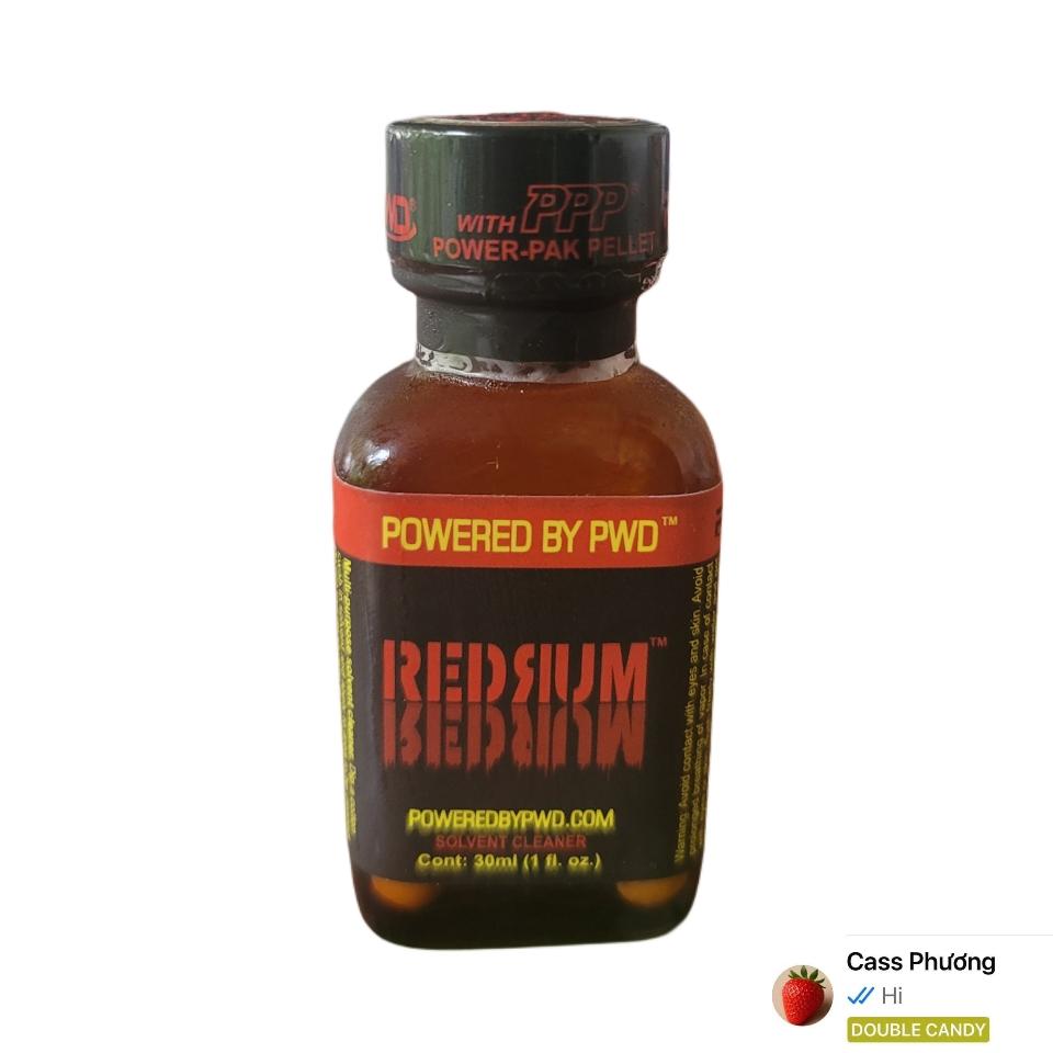 PWD PWD REDRUM® 30ML-duoc-ban-tai-POPPERS CHAI-PWD™ VIỆT NAM ONLINE SHOP - SLOVENT CLEANER MADE IN USA - POPPERS MỸ PWD®