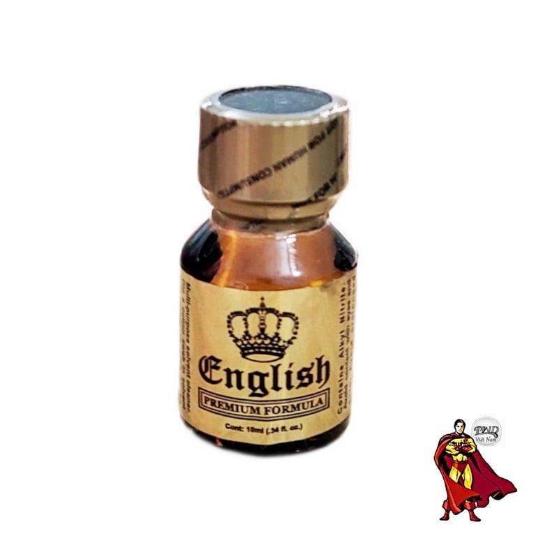 ENGLISH GOLD PREMIUM 10ML-duoc-ban-tai-Poppers Việt Nam Pre-Order / Poppers Mỹ Giá Sỉ