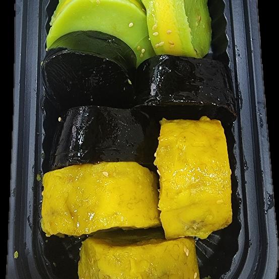 Mix 3 (chuối, lợn, thạch)-duoc-ban-tai-Bánh bò A Trí