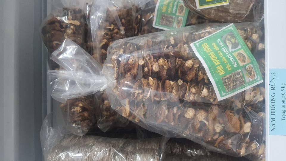 Nấm hương rừng-duoc-ban-tai-Bánh bò A Trí