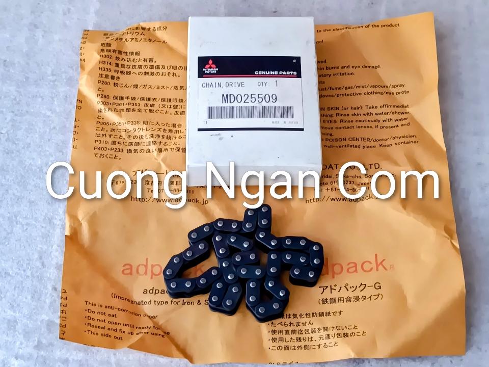 Xích bơm nhớt  (chain engine oil pump drive) Pajero L047 V32 4G54
MD025509-duoc-ban-tai-Công ty CP Cường Ngân Com