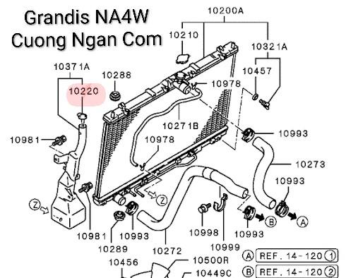 Nắp bình nước phụ (Cap radiator condensor tank) Grandis NA4W
MR993848-duoc-ban-tai-Công ty CP Cường Ngân Com