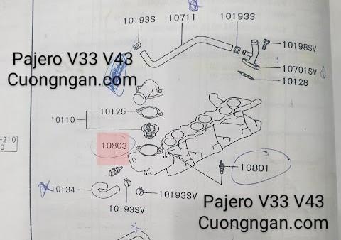 Cảm biến nhiệt độ nước làm mát (Sensor unit water temperature) Pajero V33 V43
MD149338-duoc-ban-tai-Công ty CP Cường Ngân Com