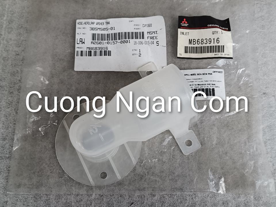 Ống bình nước rửa đèn pha (Hose head lamp washer tank filler) Pajero V43 V45 V46 V73,,.MB683916-duoc-ban-tai-Công ty CP Cường Ngân Com