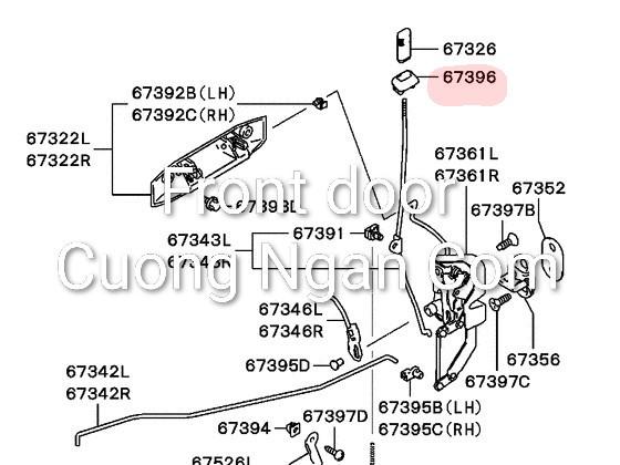 Vành chốt cửa (Bushing door locking) Pajero V45 V46
MR748662-duoc-ban-tai-Công ty CP Cường Ngân Com