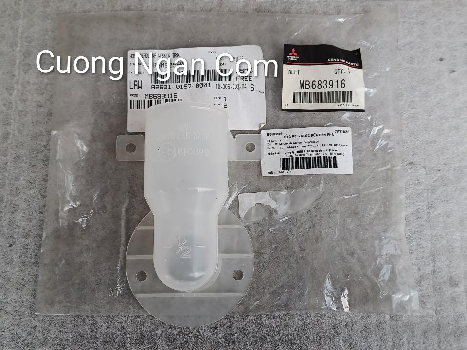 Ống bình nước rửa đèn pha (Hose head lamp washer tank filler) Pajero V43 V45 V46 V73,,.MB683916-duoc-ban-tai-Công ty CP Cường Ngân Com