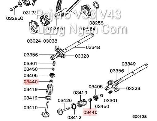 Phớt xúc páp - phớt git (Seal valve stem) Pajero V33 V43 MD197467-duoc-ban-tai-Công ty CP Cường Ngân Com