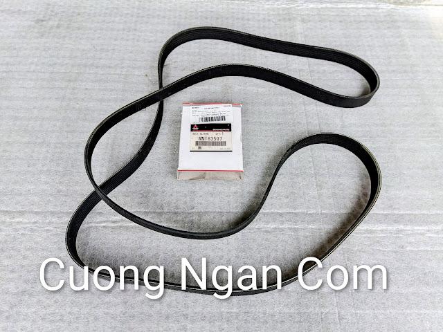 Dây đai máy phát - dây cua ro tổng (Belt alternator and other) pajero V73 V93 6G72
MN183597 / MZ690271 (7PK2415)-duoc-ban-tai-Công ty CP Cường Ngân Com