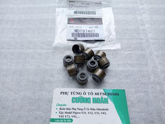 Phớt xúc páp - phớt git (Seal valve stem) Pajero V33 V43 MD197467-duoc-ban-tai-Công ty CP Cường Ngân Com