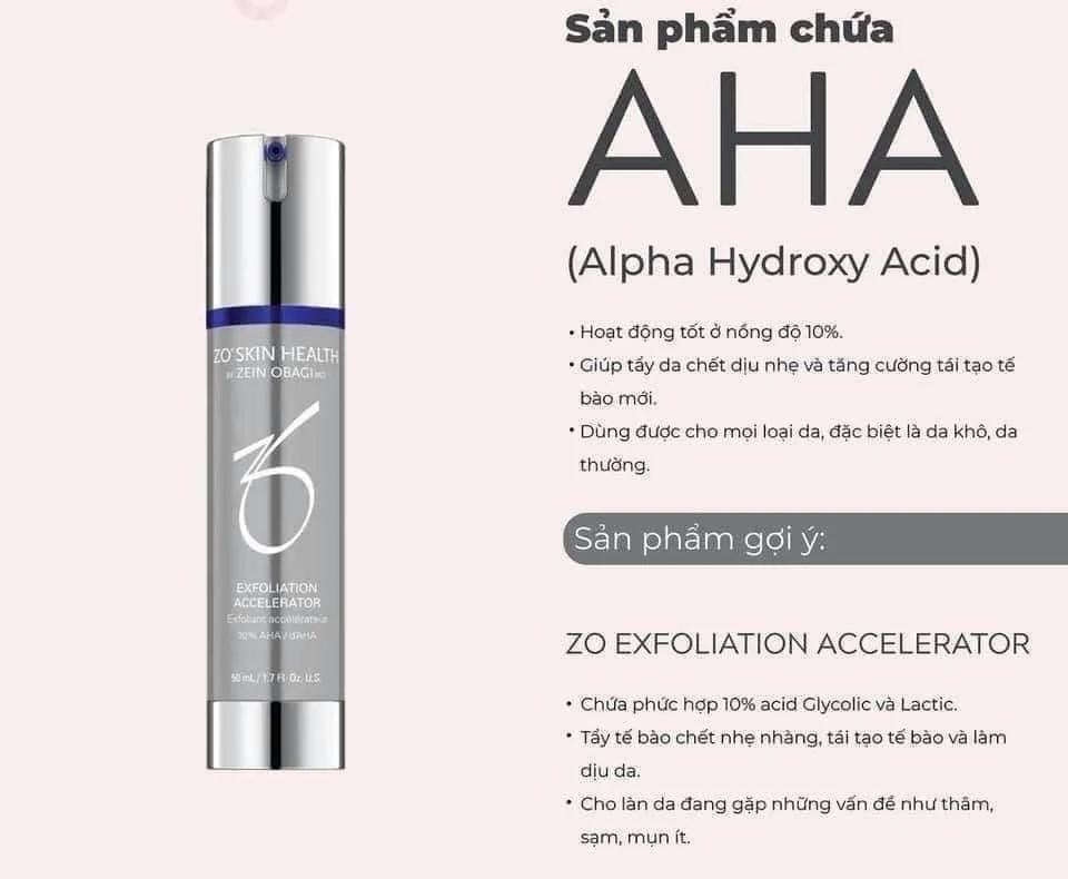 Kem tẩy tế bào chết Exfoliation Accelerator - AHA Zo Skin 50ml-duoc-ban-tai-Gom Order Authentic - Trang Nguyễn