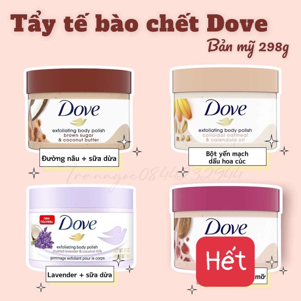 Tẩy Tế Bào Chết Dove -duoc-ban-tai-Gom Order Authentic - Trang Nguyễn