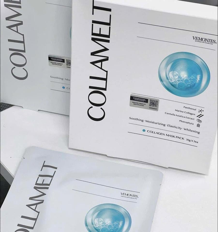 Mặt nạ dưỡng ẩm Collamelt Mask Pack VEMONTES-duoc-ban-tai-Gom Order Authentic - Trang Nguyễn