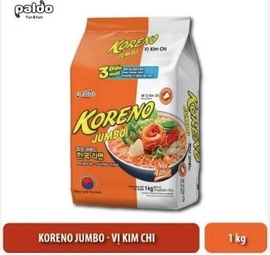 Mì Koreno-Lốc 10 gói-Vị Bò, Kim Chi-duoc-ban-tai-KOREAN FOOD STATION
