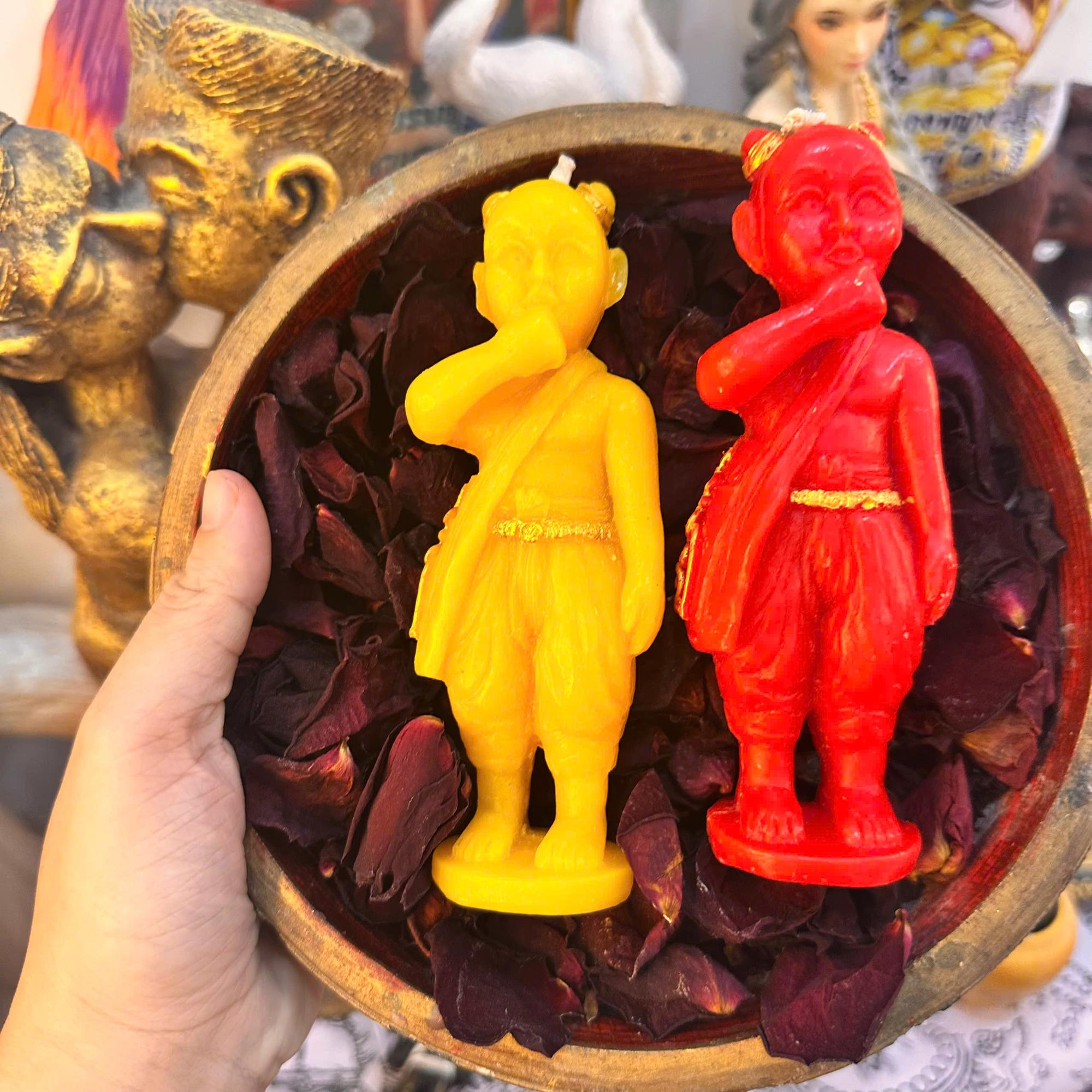 NẾN TƯỢNG KUMAN 2 MÀU-duoc-ban-tai-Chili Amulet Tâm Linh Thái Lan