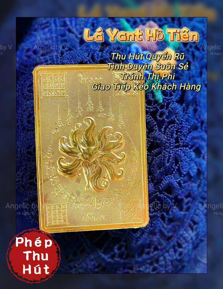 YANT HỒ LY VÀNG-duoc-ban-tai-Chili Amulet Tâm Linh Thái Lan