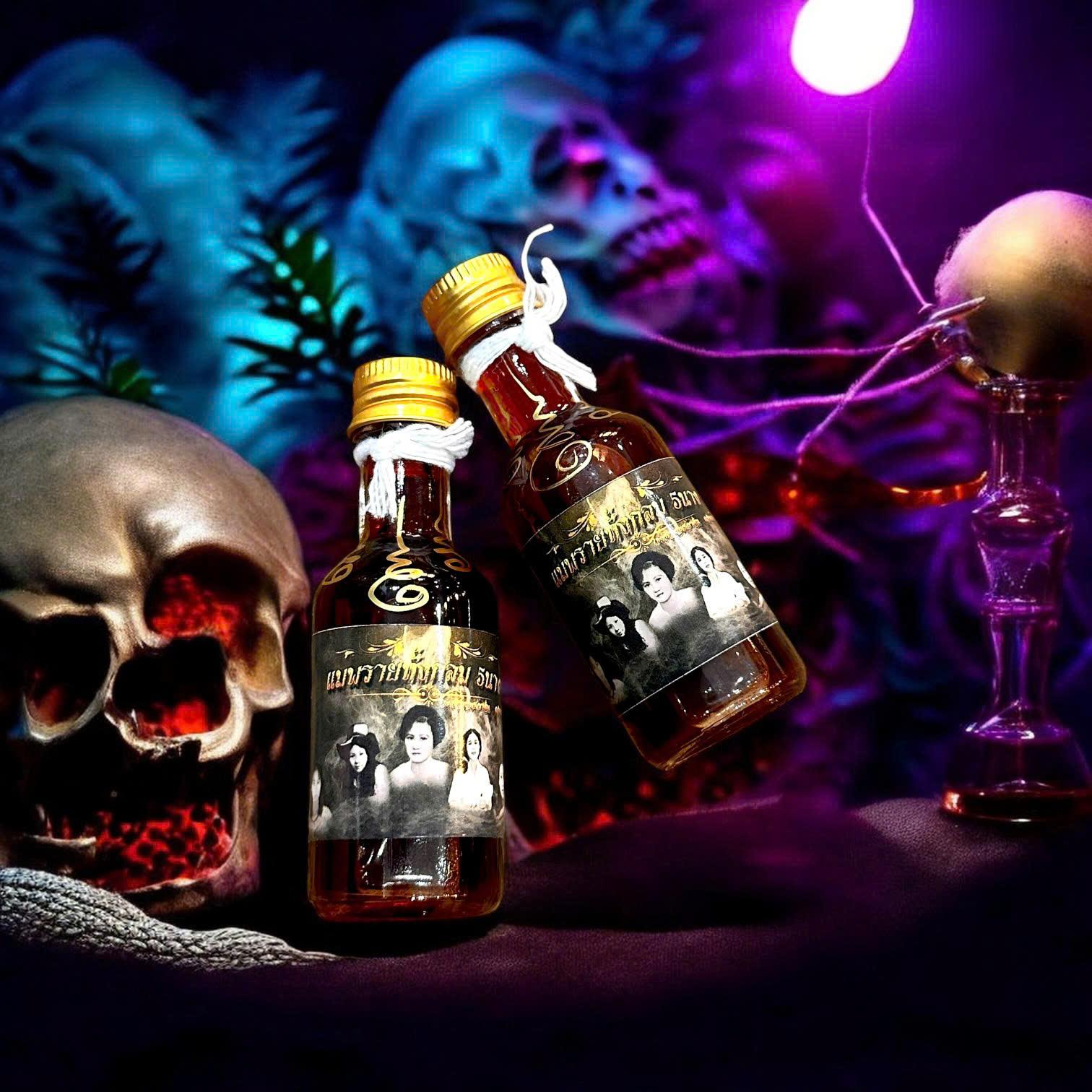 DẦU 5 CÔ (MEA PRAI)-duoc-ban-tai-Chili Amulet Tâm Linh Thái Lan