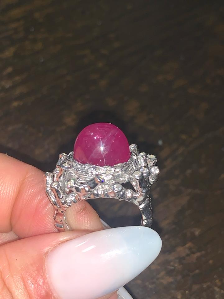 Nhẫn bạc Ruby hồng thiên nhiên -duoc-ban-tai-💎 T&T JEWELS 💎