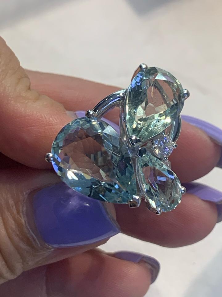 Set Aquamarine dây cổ - hoa tai và nhẫn -duoc-ban-tai-T&T JEWELS 💍