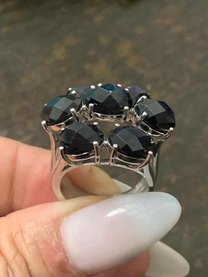 Nhẫn Sapphire đen cắt giác -duoc-ban-tai-💎 T&T JEWELS 💎