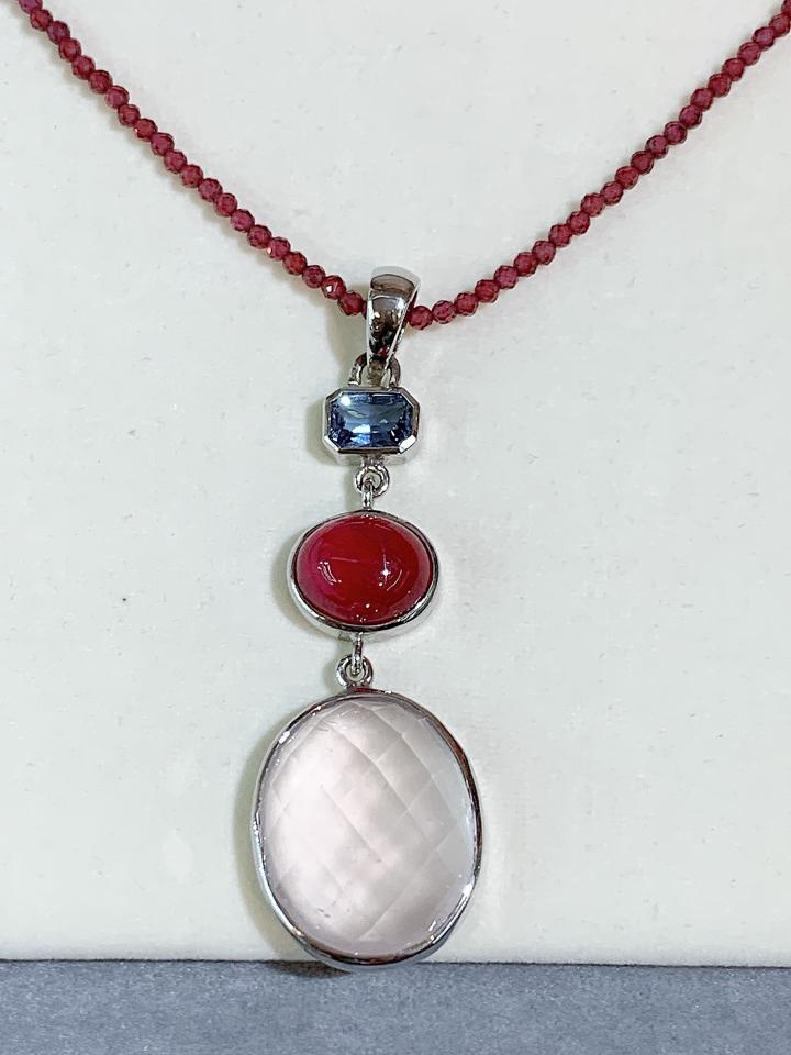 mặt dây thạch anh hồng - ruby - Topaz London-duoc-ban-tai-💎 T&T JEWELS 💎