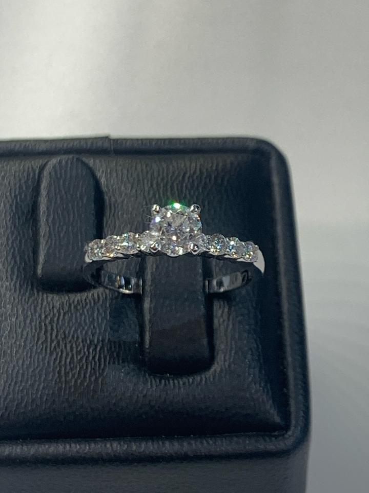Nhẫn kim cương 4,98 li D-SI vỏ vàng 14 k 8 viên xoàn tấm 2 li -duoc-ban-tai-💎 T&T JEWELS 💎
