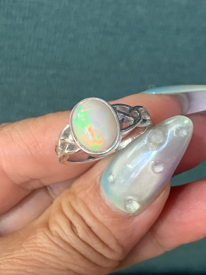 Nhẫn Opal Úc khung bạc 925 -duoc-ban-tai-💎 T&T JEWELS 💎