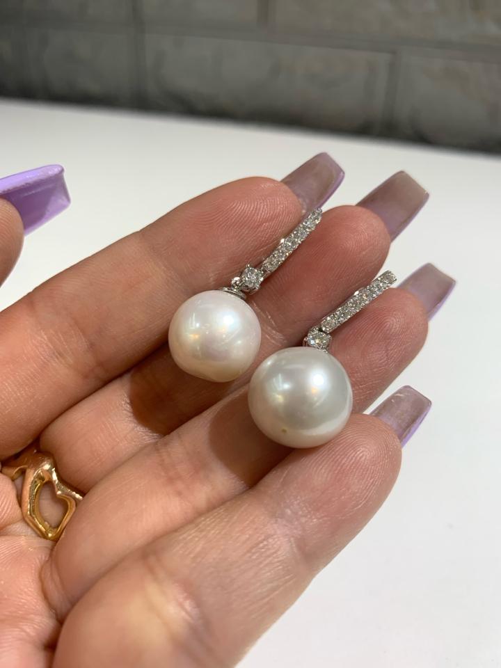 Bông tai Edison vàng 10k - Moissanite 13 -duoc-ban-tai-💎 T&T JEWELS 💎