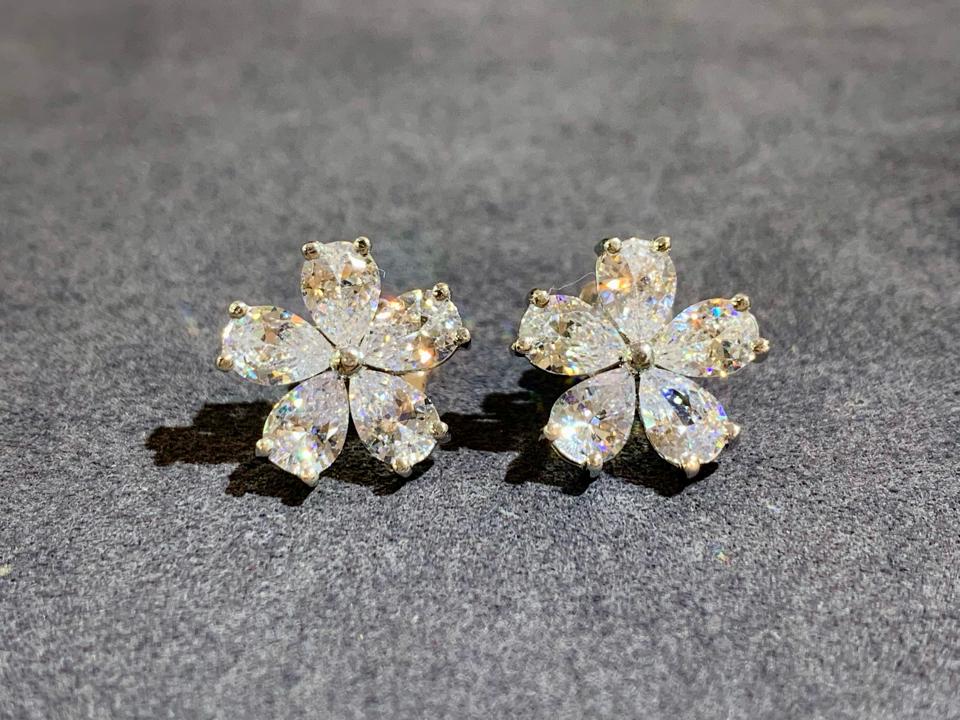 Hoa tai đá xoàn Italy sx -duoc-ban-tai-💎 T&T JEWELS 💎