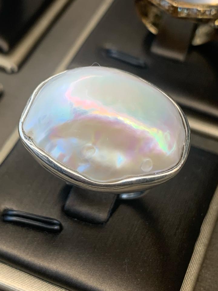 Nhẫn ngọc trai dị xà cừ dày bóng -duoc-ban-tai-💎 T&T JEWELS 💎