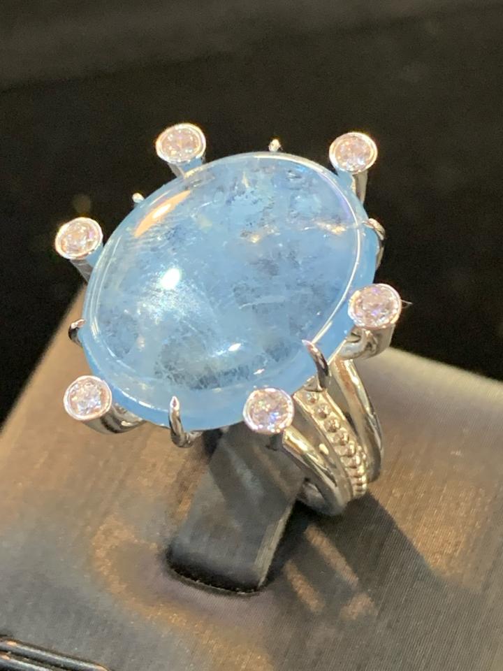 Nhẫn Aquamarine tự nhiên không xử lý -duoc-ban-tai-💎 T&T JEWELS 💎