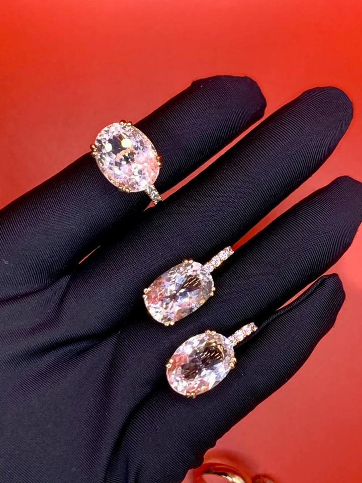 Set nhẫn Topaz Lâm đồng trắng phớt hồng vàng hồng 10k  -duoc-ban-tai-💎 T&T JEWELS 💎