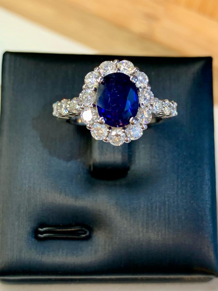 Set 14k Sapphire - Kim cương - ngọc trai biển thiên nhiên -duoc-ban-tai-💎 T&T JEWELS 💎