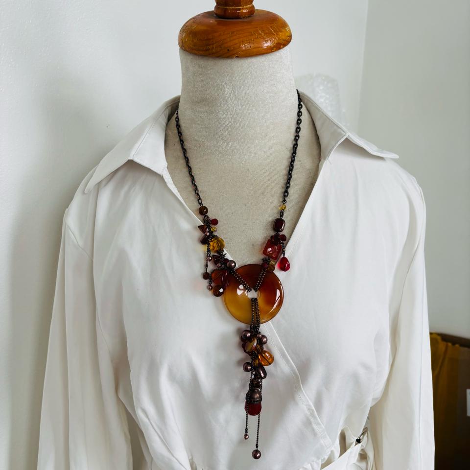 Chuỗi mặt mã não tự nhiên-duoc-ban-tai-Trang sức Bảo Quân Hàn - Japón Bonita Vintage