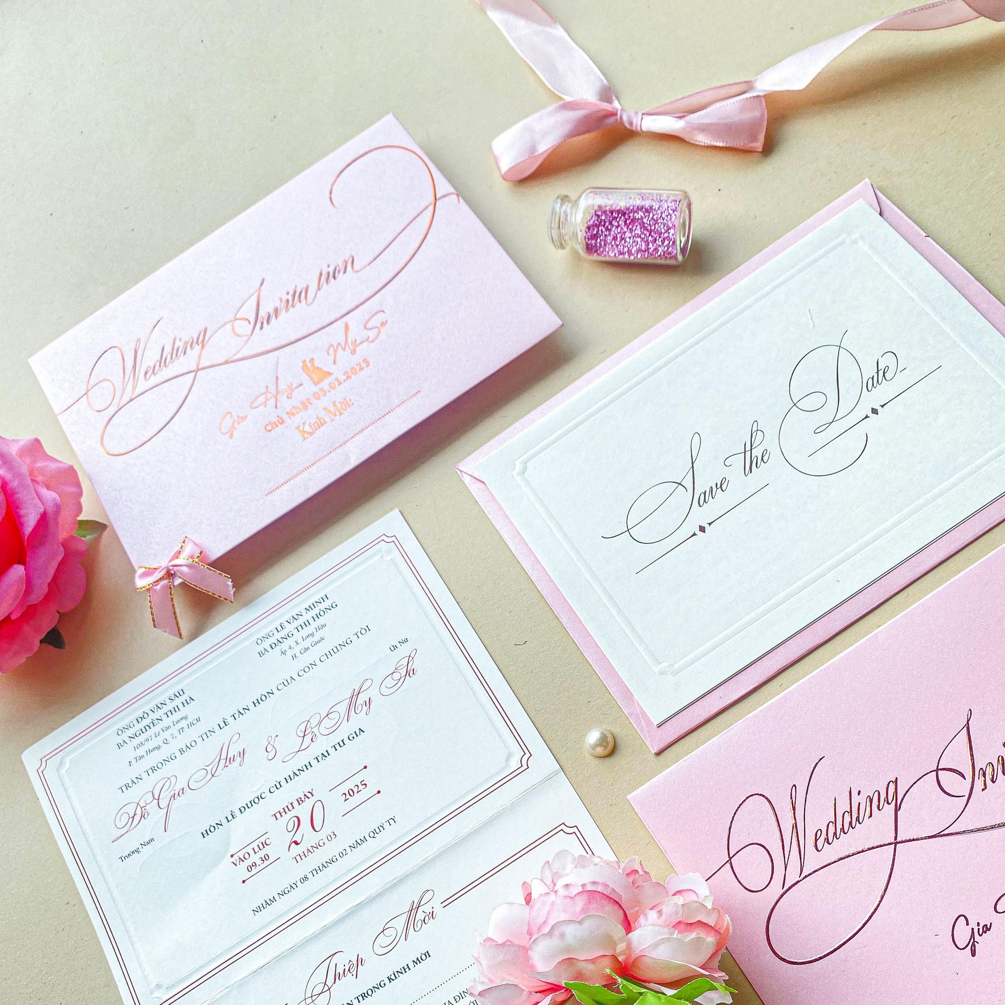 F283 Hồng-duoc-ban-tai-Thiệp Cưới Mint