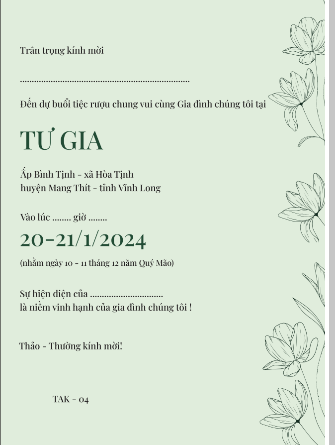 TAK04-duoc-ban-tai-Thiệp Cưới Mint