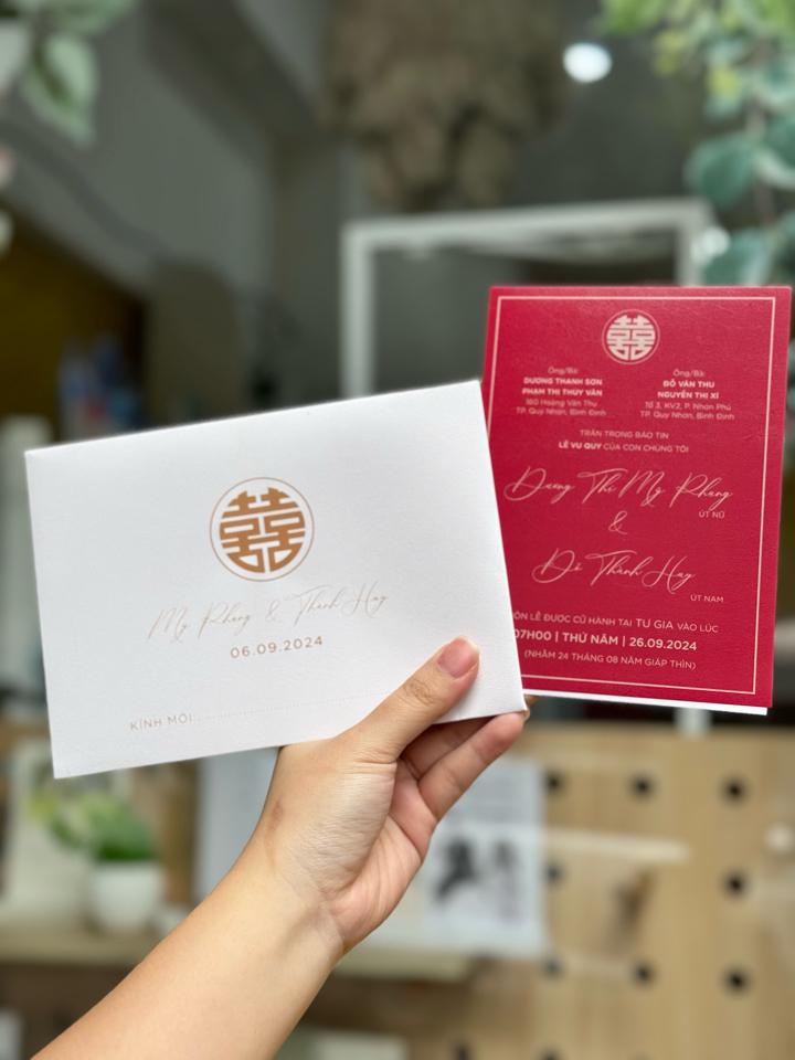 TC giấy gân -duoc-ban-tai-Thiệp Cưới Mint