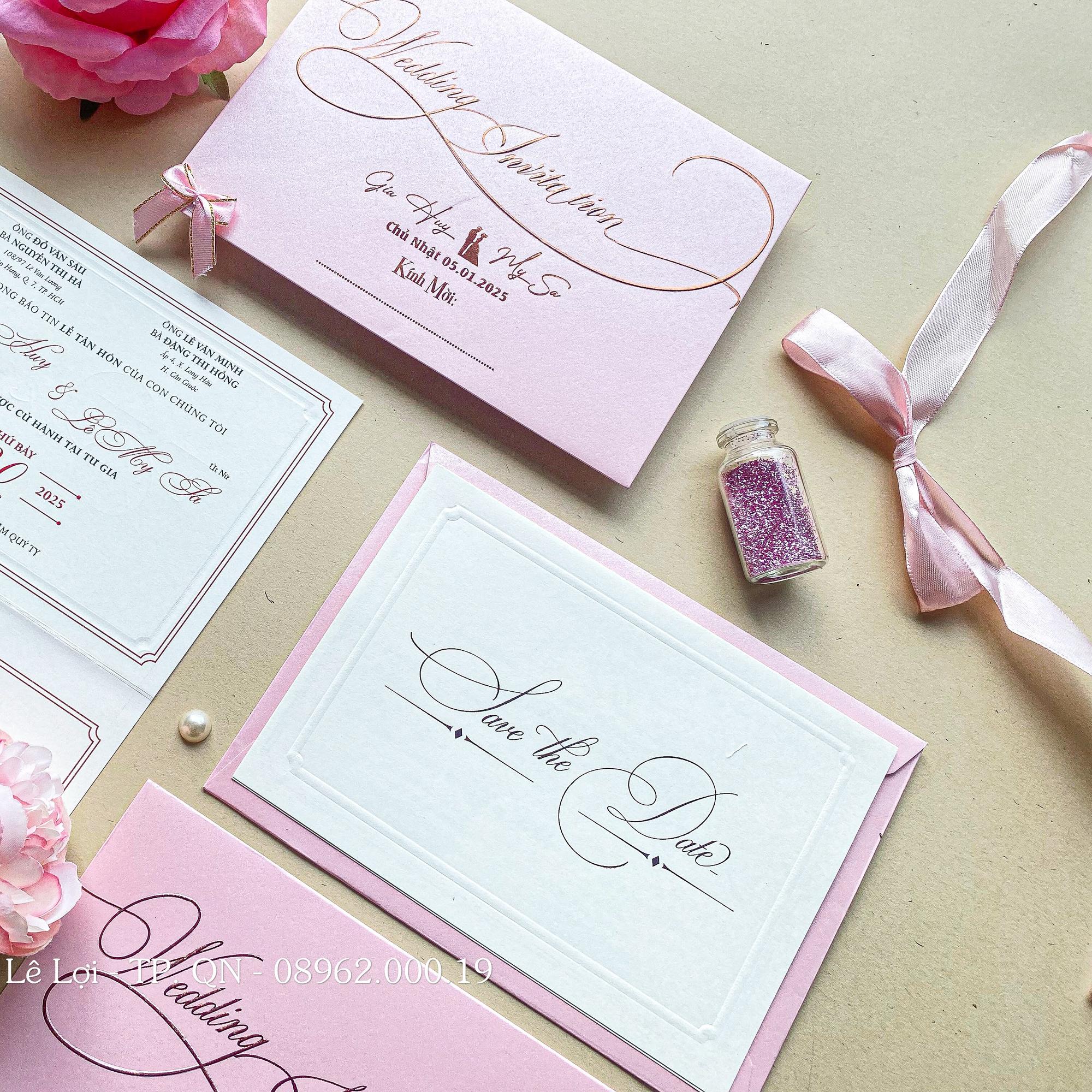 F283 Hồng-duoc-ban-tai-Thiệp Cưới Mint