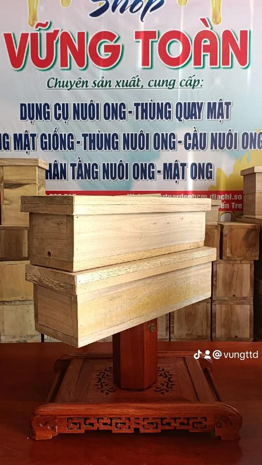 Thùng nuôi ong dú nằm gỗ sao 15*15*50*2-duoc-ban-tai-VẬT TƯ NUÔI ONG VỮNG TOÀN