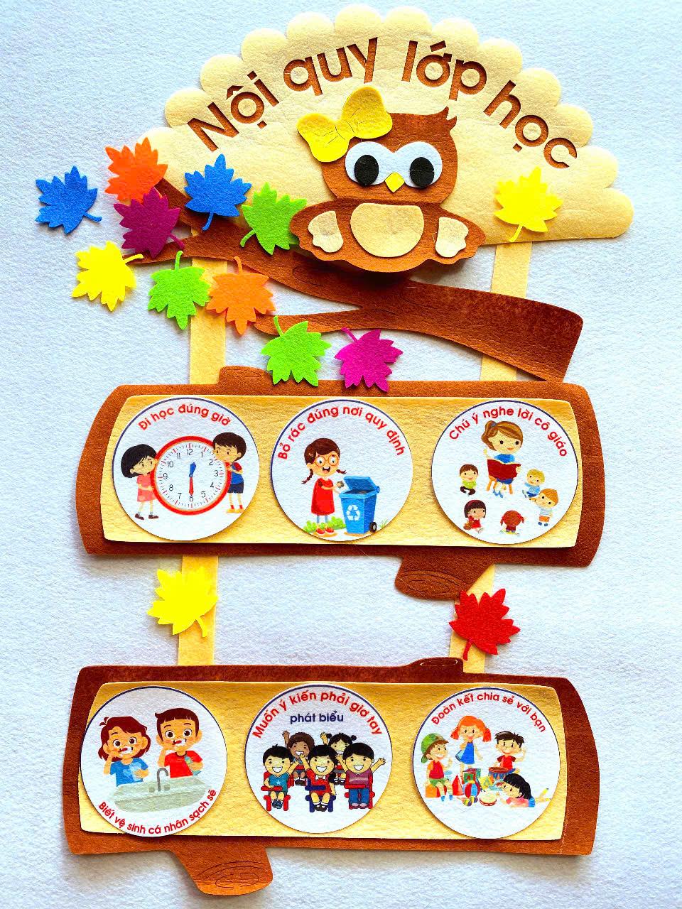 NỘI QUY LỚP HỌC NỈ-duoc-ban-tai-Thế Giới Mầm Non