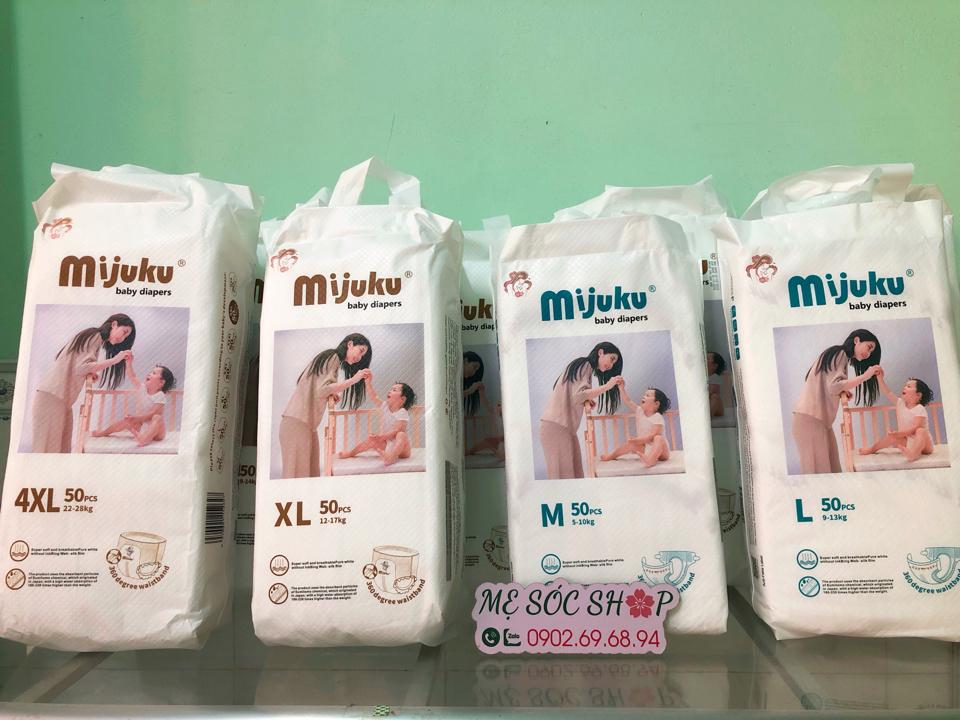 Tã - Bỉm Mijuku Dán M (5-10kg) - 50 miếng-duoc-ban-tai-Mẹ Sóc Shop - Hàng Nhật Nội Địa