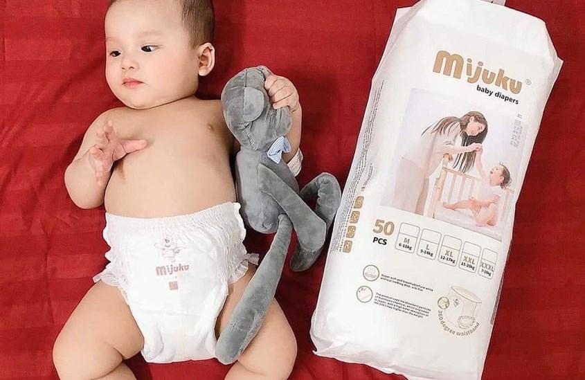Tã - Bỉm Mijuku Dán M (5-10kg) - 50 miếng-duoc-ban-tai-Mẹ Sóc Shop - Hàng Nhật Nội Địa
