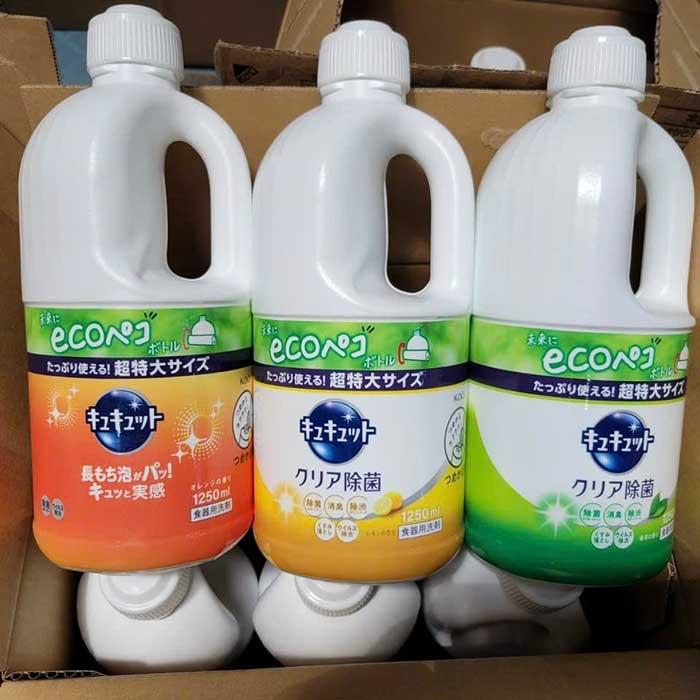 Nước Rửa Chén Kao 1250ml (Bạc Hà)- MM-duoc-ban-tai-Mẹ Sóc Shop - Hàng Nhật Nội Địa