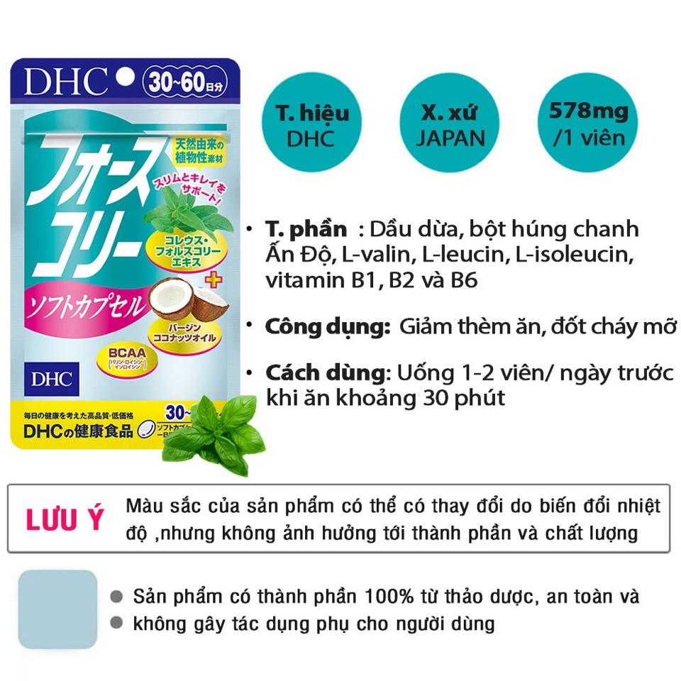 Viên Uống Giảm Cân Dầu Dừa DHC 20 ngày (40 viên)-duoc-ban-tai-Mẹ Sóc Shop - Hàng Nhật Nội Địa