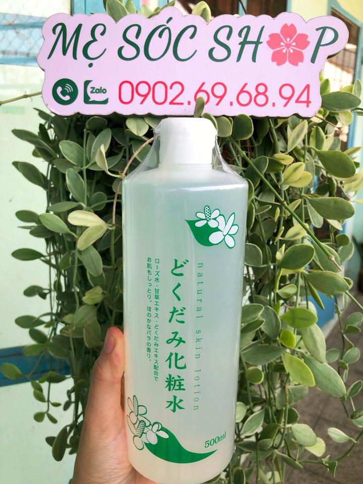 Nước Hoa Hồng Diếp Cá Dokudami Natural Skin Lotion 500ml-duoc-ban-tai-Mẹ Sóc Shop - Hàng Nhật Nội Địa