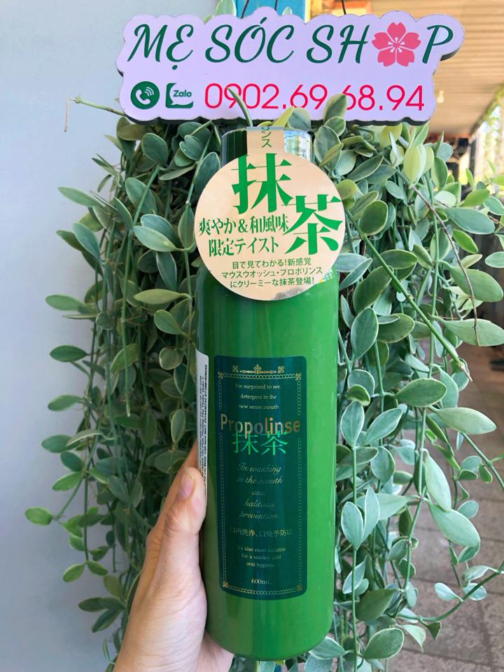 Nước Súc Miệng Propolinse Trà Xanh 600ml - Màu xanh-duoc-ban-tai-Mẹ Sóc Shop - Hàng Nhật Nội Địa