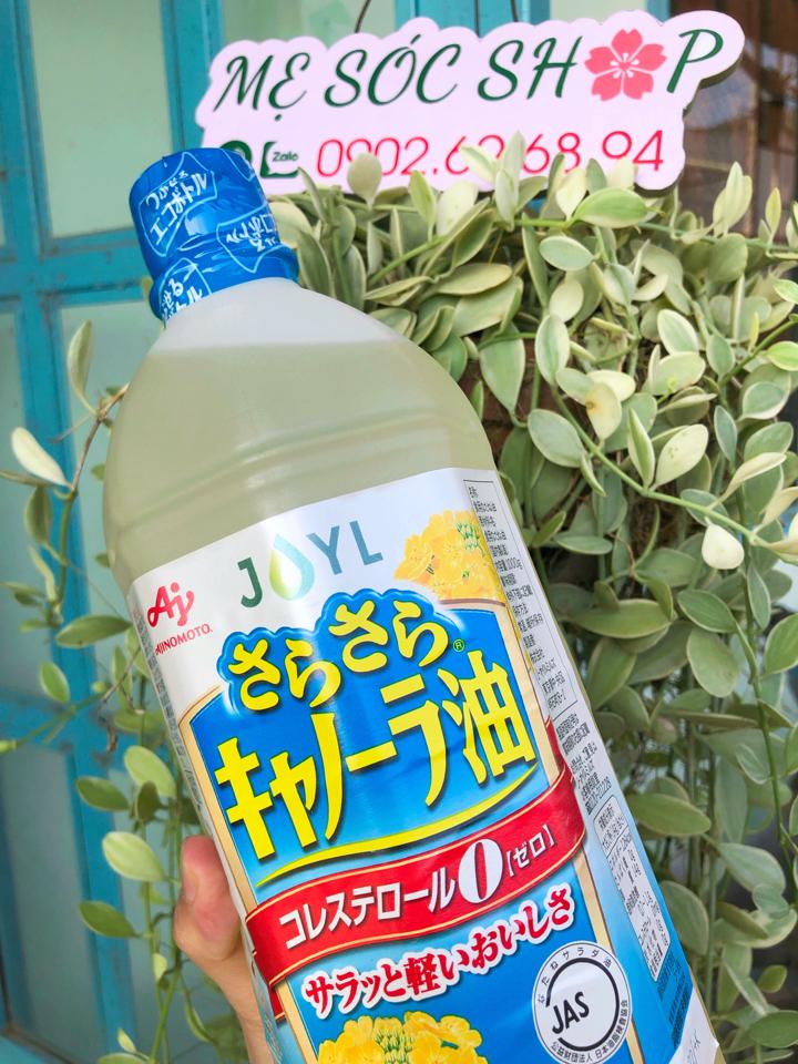 Dầu Ăn Hoa Cải Ajinomoto 1L Nội Địa Nhật-duoc-ban-tai-Mẹ Sóc Shop - Hàng Nhật Nội Địa