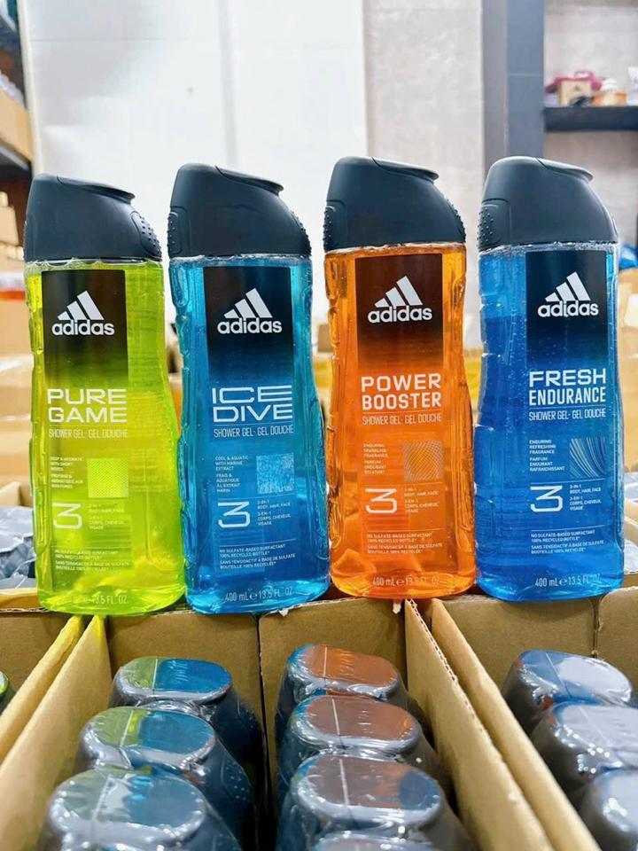 Sữa Tắm Gội Adidas Power Booster 400ml (màu cam)-duoc-ban-tai-Mẹ Sóc Shop - Hàng Nhật Nội Địa